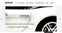 Desktop Screenshot of marux.pl